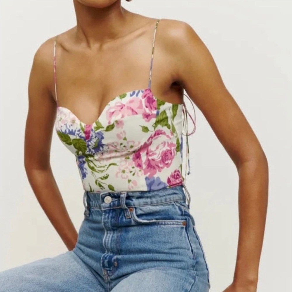 WORN ONCE Reformation Liza top